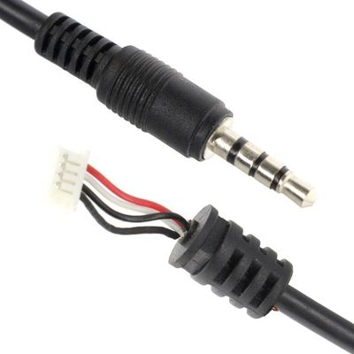 Fabrieksmontage op maat 1M 3.5mm TRRS Audio DC Jack naar JST 2.0mm 2.54mm Pitch Connector Cable