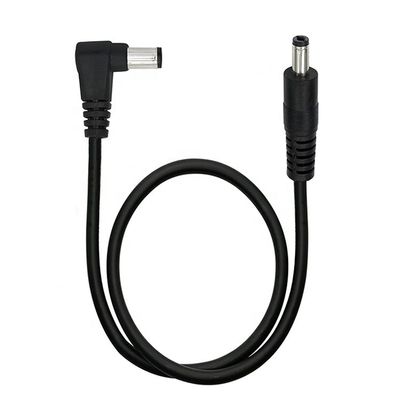 90 graden rechthoek man tot rechte man 5,5x2,1 mm vat Jack DC-verlengkabel