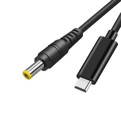60W 20V 3A USB Type C PD opladen naar DC Jack Power Adapter kabel voor laptop