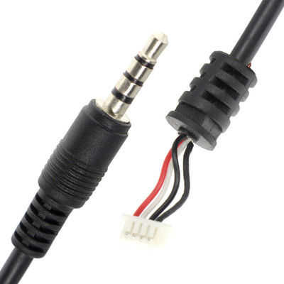 Custom Assembly 1M 2M 3M 3.5mm TRRS Audio DC Jack naar JST 2.0mm 2.54mm Pitch Cable