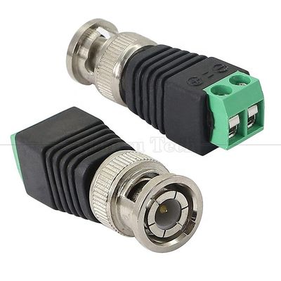 Soldeerloze schroefterminal mannelijk vrouwelijk BNC-connector stroomadapter voor CCTV-camera monitor video recorder