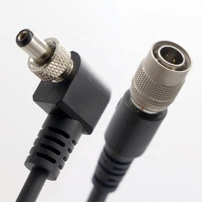 OEM schroefvergrendeling 90 graden rechthoek 5V 12V man tot vrouw 5.5x2.1mm 5.5X2.5mm DC-stroomkabel