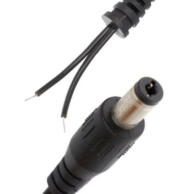 DC Input Barrel Jack 2.1x5.5mm Mannelijk Vrouwelijk tot Open Pigtail DC Power Cable