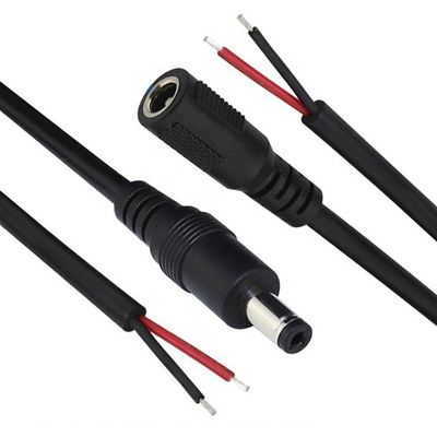 12V DC-vat Jack 5.5x2.1mm 5.5x2.5mm 3.5x1.35mm Mannelijk Vrouwelijk Stopcontact naar Open Pigtail DC-stroomkabel