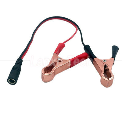 Mannelijk Vrouwelijk DC Jack Plug 5.5x2.1mm naar Alligator Clips Car Charger Power Supply Cord Cable