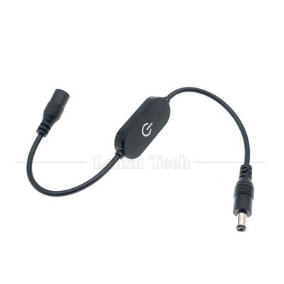 12V mannelijke naar vrouwelijke 5,5x2,1 ton Jack DC Power Led Dimmer Switch Cable voor Led Light