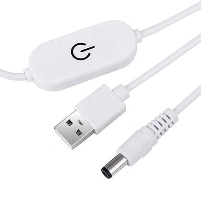 5V 2A USB TO dc 5,5*2,1 mm verstelbare schakelaar afstandsbediening kabel led strip dimmer voor lamp licht