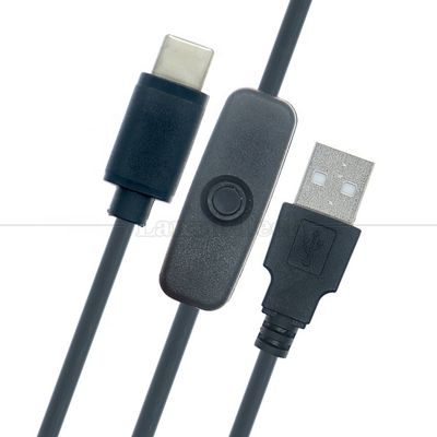 5V USB A Male tot Type C USB Switch Power ON OFF kabel voor Raspberry Pi LED Strip