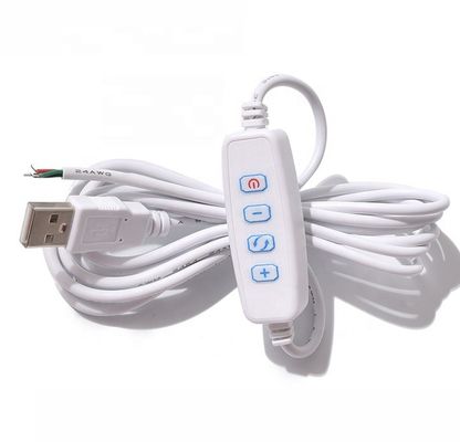 5V LED USB ON OFF Switch Cable Dimmer voor lamp