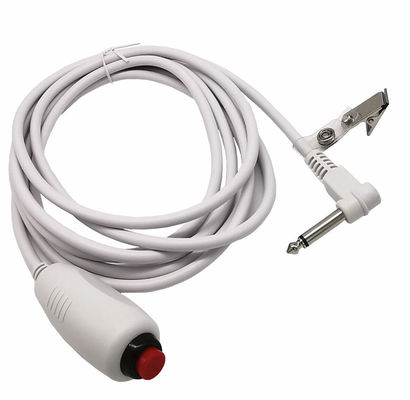 Custom 6.35 Single Button Switch Line Emergency Call Button Nurse Call Cable met clip voor verpleegsterstation Verpleegster Call System