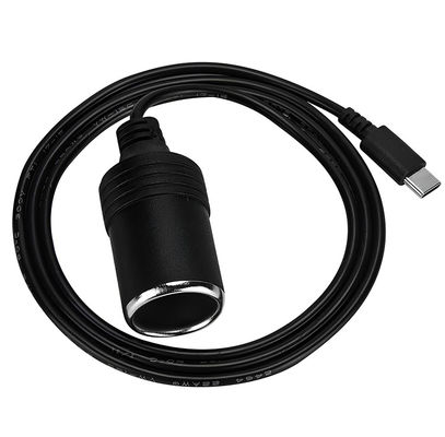 PD opladen 12v uitgang USB Type C Man tot sigarettenanker Vrouwelijke stopcontact stroomadapter kabel voor auto