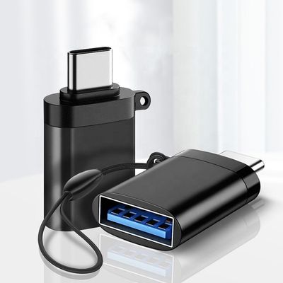 Hoog compatibele Mini Lanyard Metal Shell OTG Type C 3.1 Man tot USB 3.0 Vrouwelijke Adapter