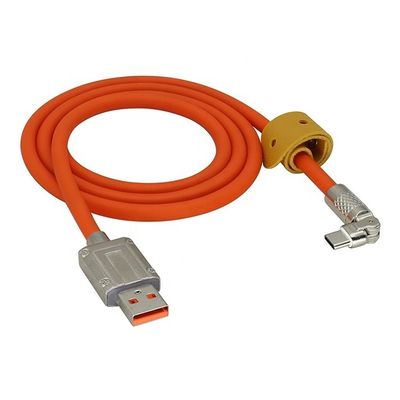 180 graden roterende snelle oplaad 120w 6A siliconen micro USB type C kabel voor Android mobiele telefoon