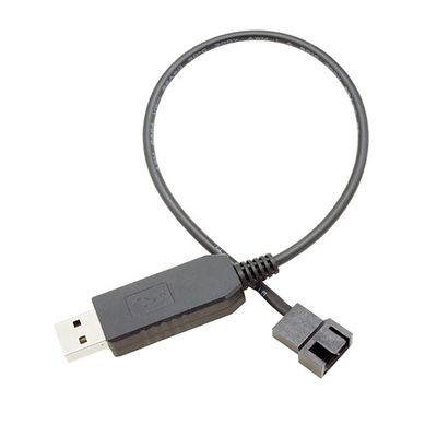 USB 5V tot 12V Spanning Stap omhoog 3 pin en 4 pin PC Fan Power Adapter Kabel
