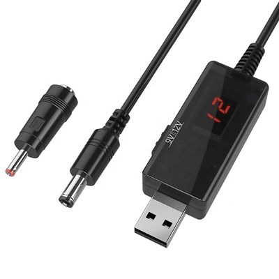 Led Display Multi Compatible Voltage Set Up Booster 5V tot 9V 12V USB naar DC Charger Cable