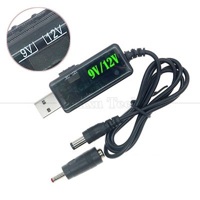 1m Drok 5V USB om 9V 12V Step Up Multi Output DC Converter Cable voor Router Modem te versterken