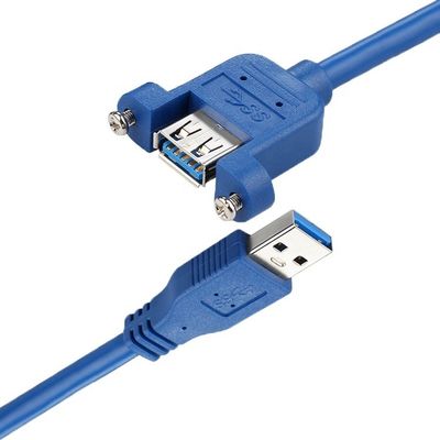 High Speed Data 5Gbps USB 3.0 Type A Man tot Vrouw Panel Mount USB 3.0 Verlengkabel
