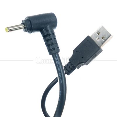 90 graden rechthoek USB A Male naar DC 2.5x0.7mm Barrel Jack Man Charger Cable voor Tablet Router