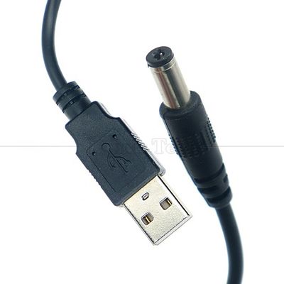 1m 3m 5m 10m 1A 2A 5A USB A Male to DC 5.5x2.1mm 3.5 1.35 4.0 1.7 Barrel Jack Power Charger Cable voor LED CCTV Camera