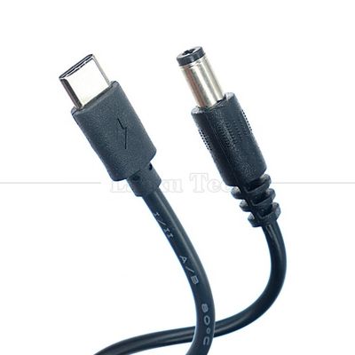9v 12v 15v 20v PD USB Type C tot DC 5.5x2.1mm oplaadkabel voor WiFi-router luidspreker