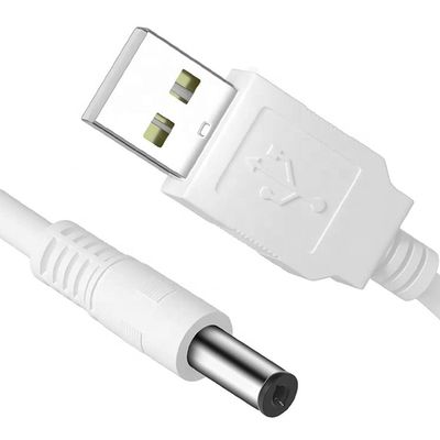 Witte 1M 5V USB 2.0 A Male to DC Barrel Jack 5.5X2.1mm Power Charger Cable