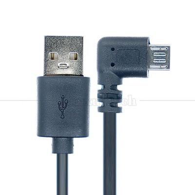 1M 2M 3M 1A 2A 3A Gegevens opladen 90 graden rechthoek USB micro verlengkabel voor telefoon tablet