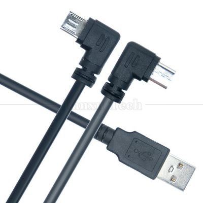 1M 2M 3M 5M Gegevens opladen 90 graden rechts naar boven links naar beneden hoek Micro V8 USB kabel