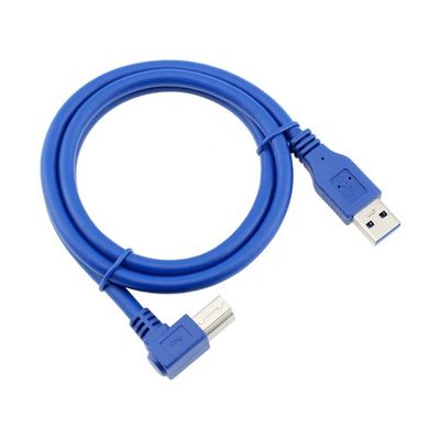High Speed 5Gbps 90 Grade Right Angle USB 3.0 A Male naar USB B Type Printer Cable voor Epson HP