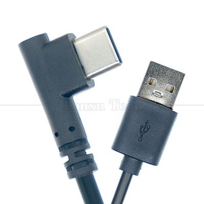 1M 1.5M 2M 3M Sync Data Charging 90° Hoek USB Type C Charger Cable voor telefoon Tablet Camera