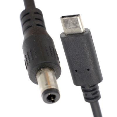 Persoonlijke USB 3.1 Type C Mannelijke naar DC 5.5x2.5mm Mannelijke Jack Power Charger Stroomkabel voor Laptop