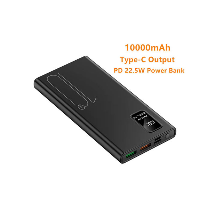 Buiten Draagbare 10000mah PowerBank LED Display PD QC3.0 22.5W Fast Charge Slim Power Banks 10000mAh USB-C Charger voor iphone 15 0
