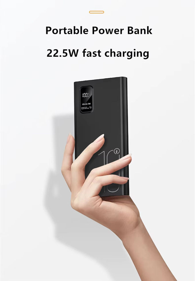 Buiten Draagbare 10000mah PowerBank LED Display PD QC3.0 22.5W Fast Charge Slim Power Banks 10000mAh USB-C Charger voor iphone 15 2