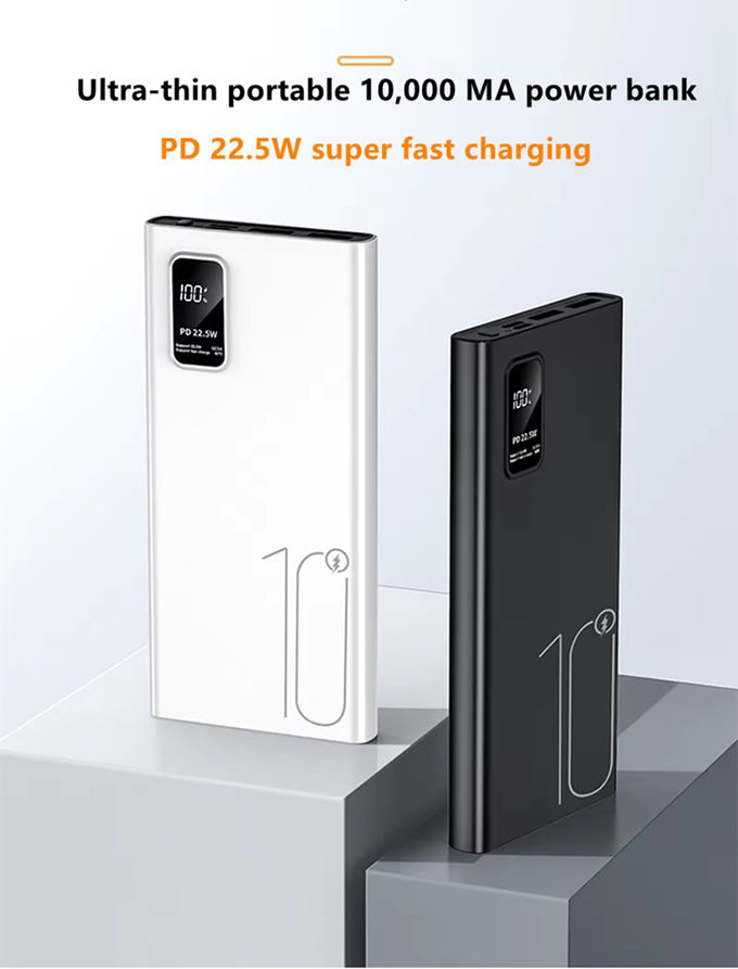 Buiten Draagbare 10000mah PowerBank LED Display PD QC3.0 22.5W Fast Charge Slim Power Banks 10000mAh USB-C Charger voor iphone 15 1